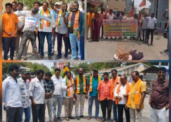 డంపింగ్ యార్డ్ రద్దు డిమాండ్‌తో బీజేపీ ఆందోళనలు