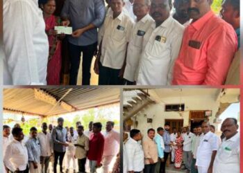 లబ్ధిదారుల ఇంటి వద్దకే వెళ్లి సీఎంఆర్ఎఫ్ చెక్కుల పంపిణీ